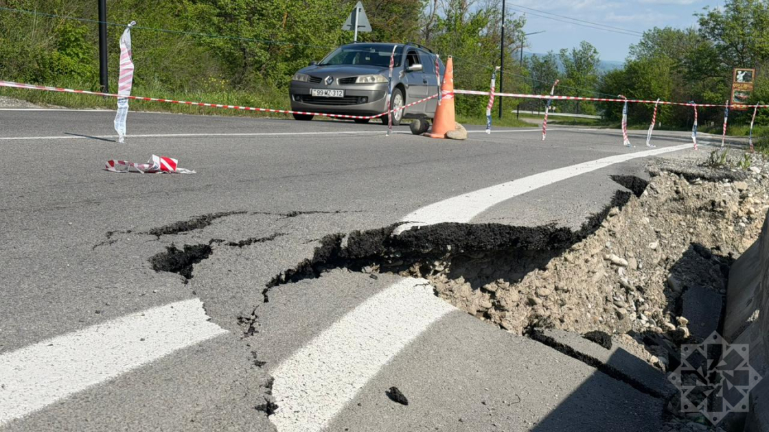 На Агсуинском перевале произошел оползень