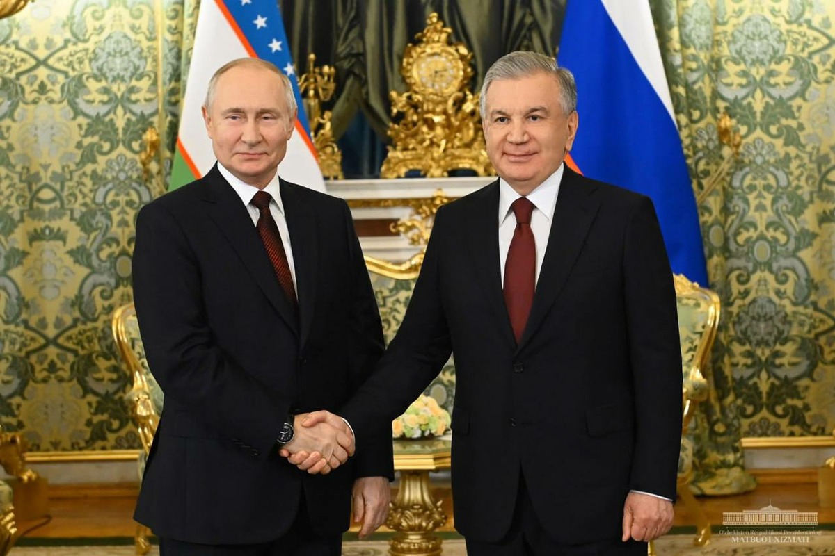Путин назвал визит Мирзиеева в Москву знаком особых отношений