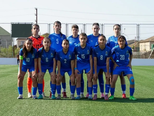 Женская сборная Азербайджана U-16 проведет последний матч на Турнире развития УЕФА