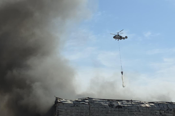 Крупный пожар в Баку локализован