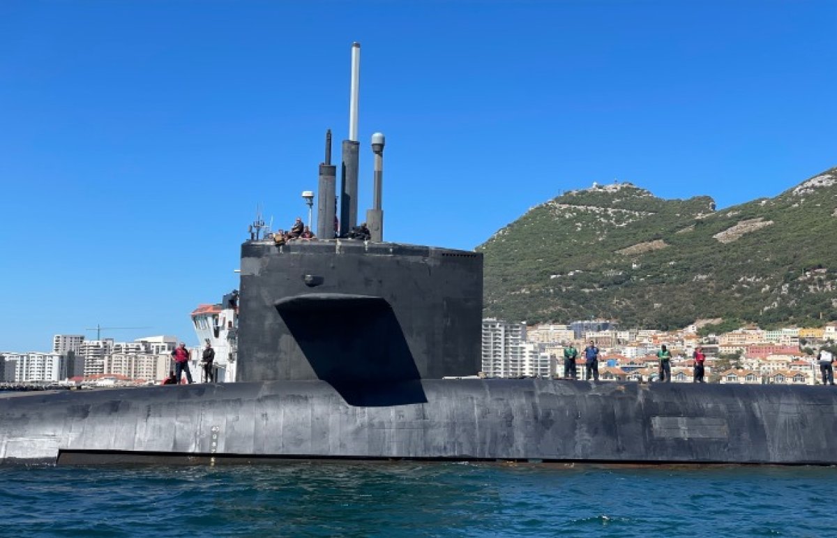 Американская атомная подлодка вошла в Средиземное море