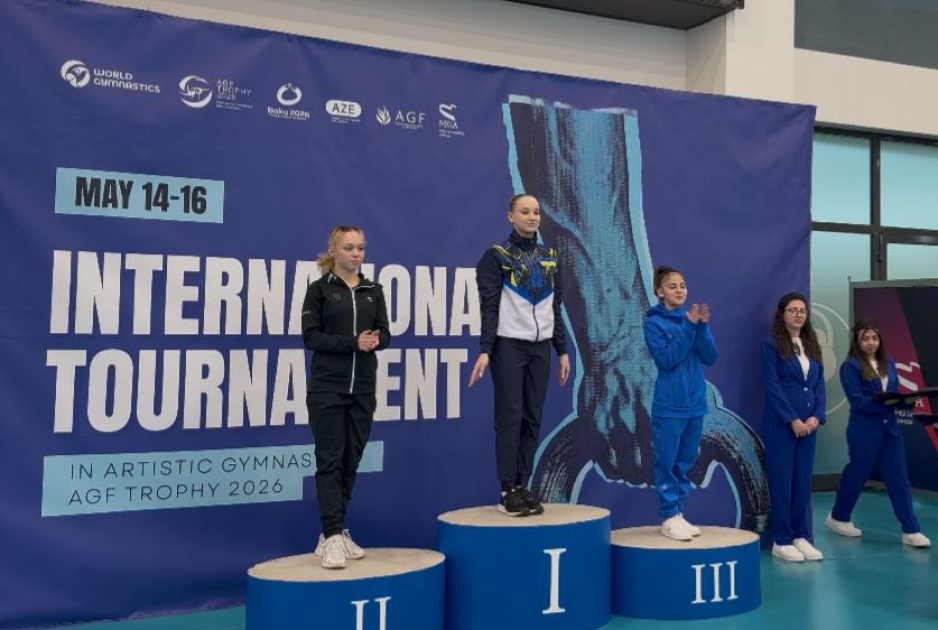 Азербайджанские гимнасты завоевали еще две медали на турнире AGF Trophy