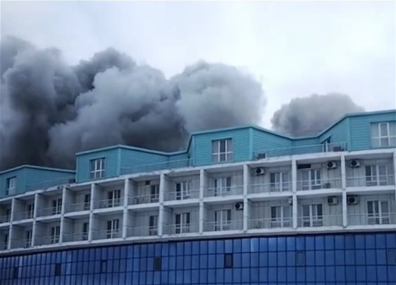 В Новханы горит известный отель