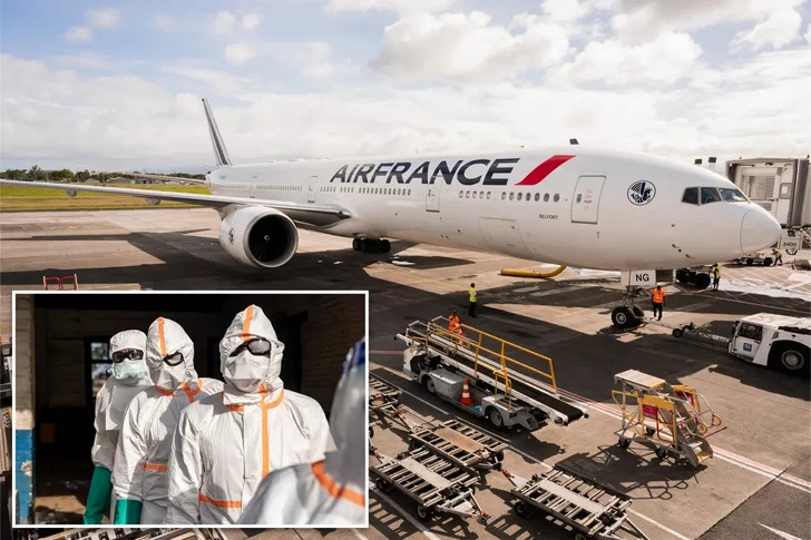 Самолет Air France с пассажиром из ДРК не пустили в США на фоне вспышки Эболы