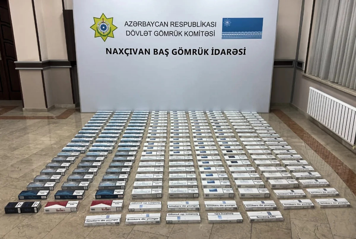 
В Нахчыване обнаружено большое количество сигарет без маркировки