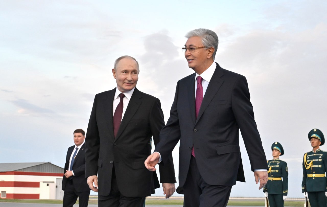 
Владимир Путин прибыл в Казахстан с госвизитом