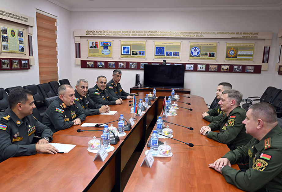 Рабочая встреча военных юристов Азербайджана и Беларуси
