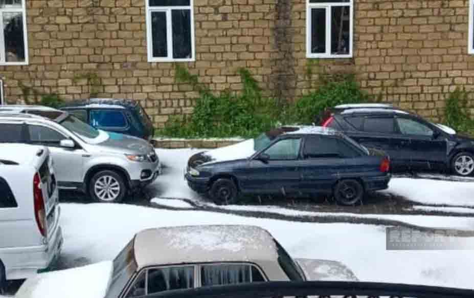 Сильный град обрушился на Гедабейский район