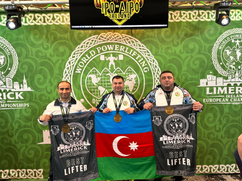 
Азербайджанские пауэрлифтеры установили два рекорда на чемпионате Европы