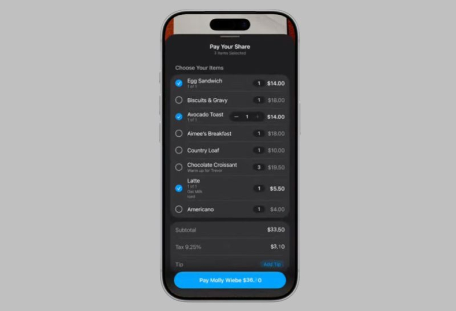 
Apple решает проблему разделения счета с помощью новой функции &laquo;Siri в камере&raquo;