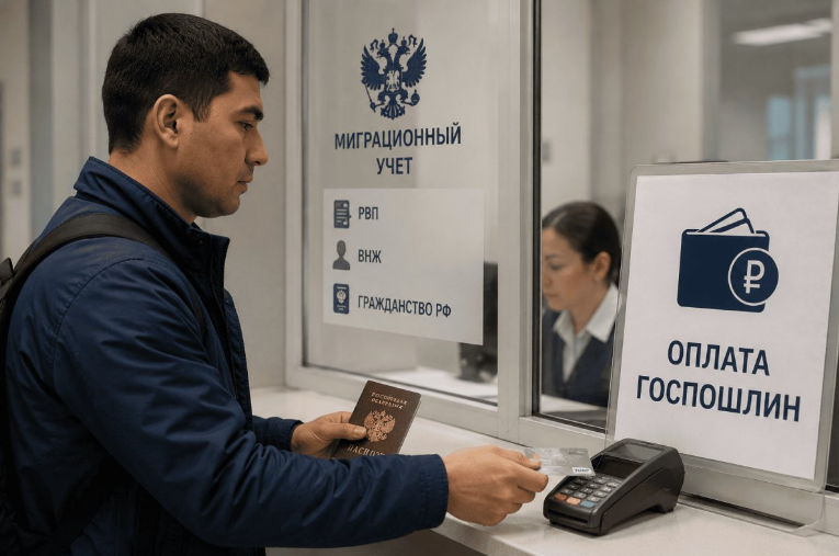 В России повысили госпошлины для мигрантов