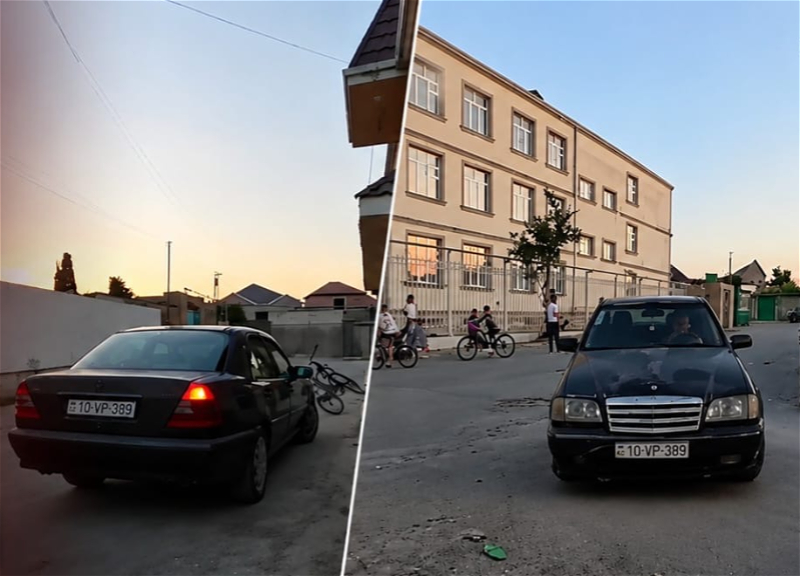 Задержан водитель, устроивший опасную езду у школы в Баку