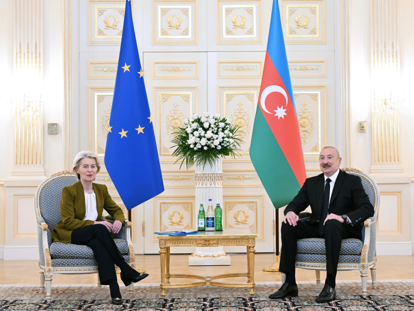 Состоялась встреча Президента Ильхама Алиева с президентом Европейской комиссии в формате &laquo;один на один&raquo;