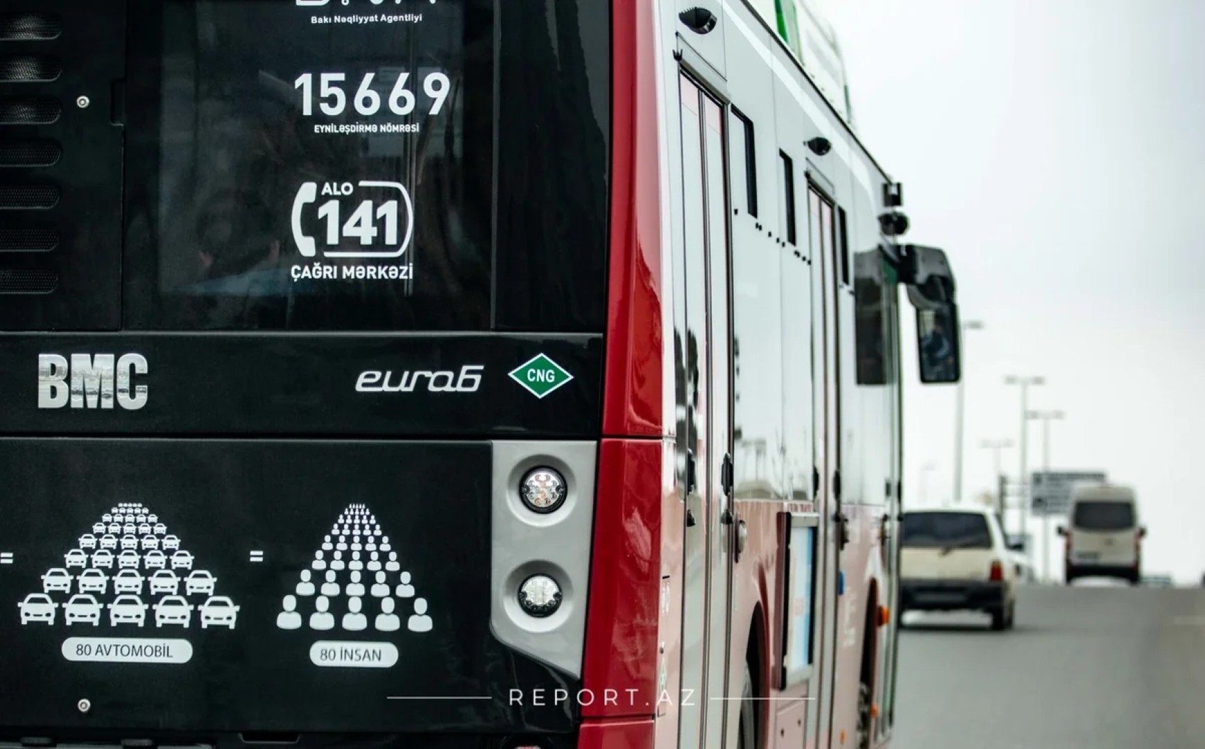 
В Баку движение 10 автобусов организовано по альтернативным маршрутам