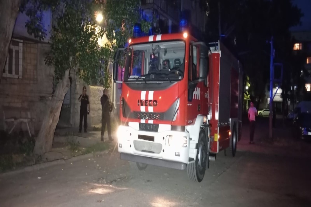 В Гянджке в общежитии произошел пожар

