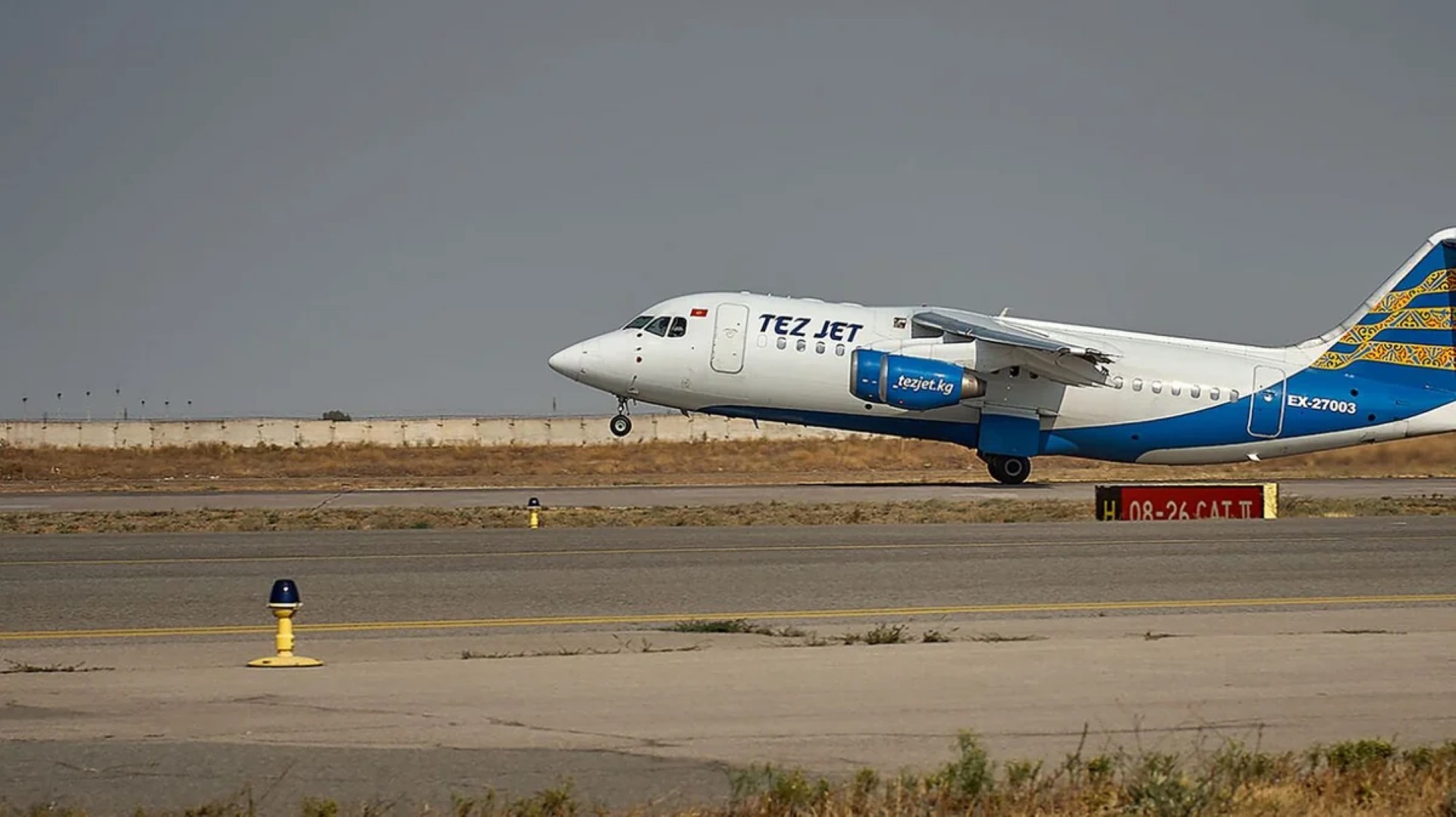 Кыргызскую Tez Jet лишили лицензии после инцидента с самолетом в аэропорту &laquo;Манас&raquo;
