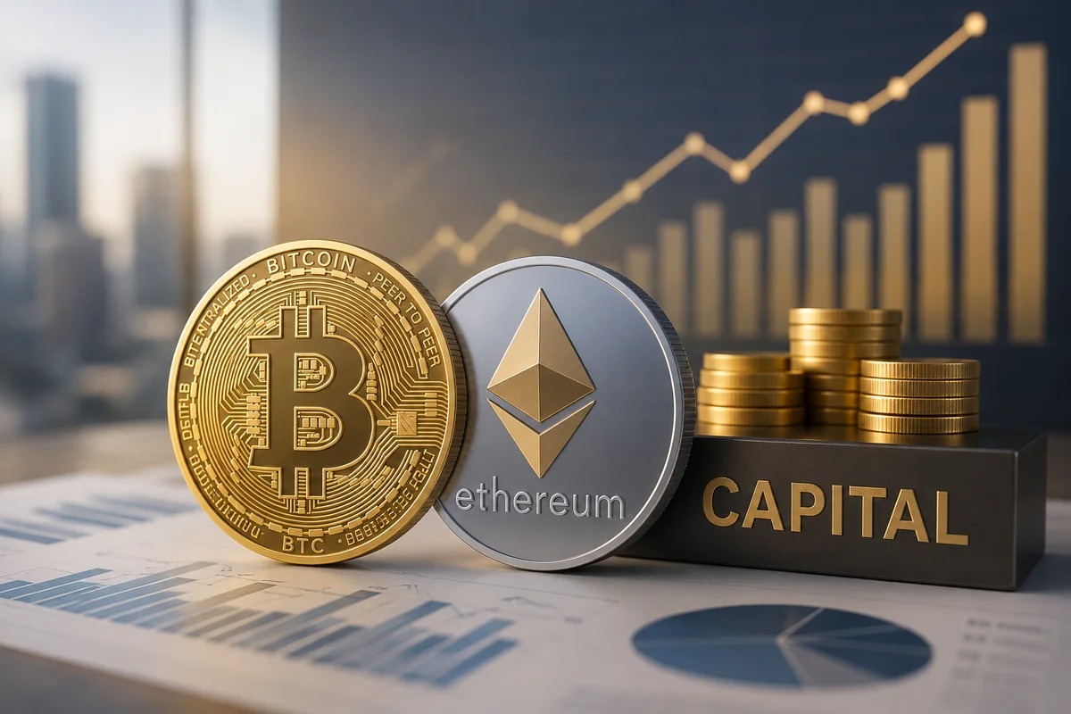 Bitcoin и Ethereum демонстрирует рост