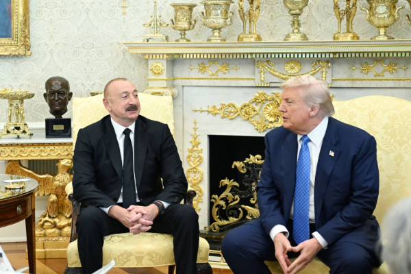 Алиев назвал Трампа &laquo;человеком мира&raquo;. Трамп отреагировал