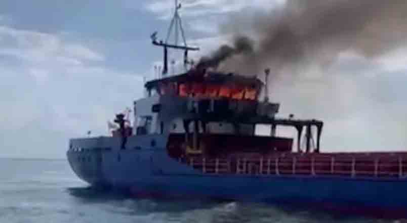 Россия атаковала судно с кукурузой в Одесской области