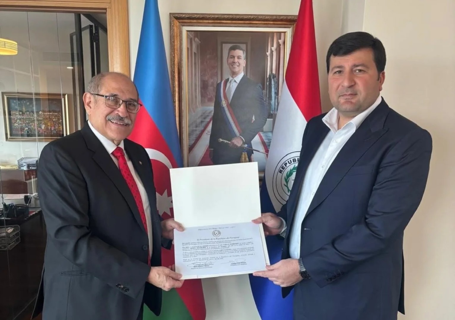 
Парагвай назначил почетного консула в Азербайджане