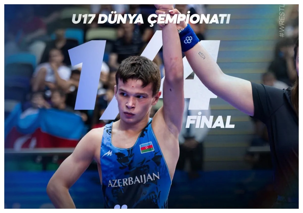 Омар Салманов вышел в полуфинал чемпионата мира U-17 в Баку
