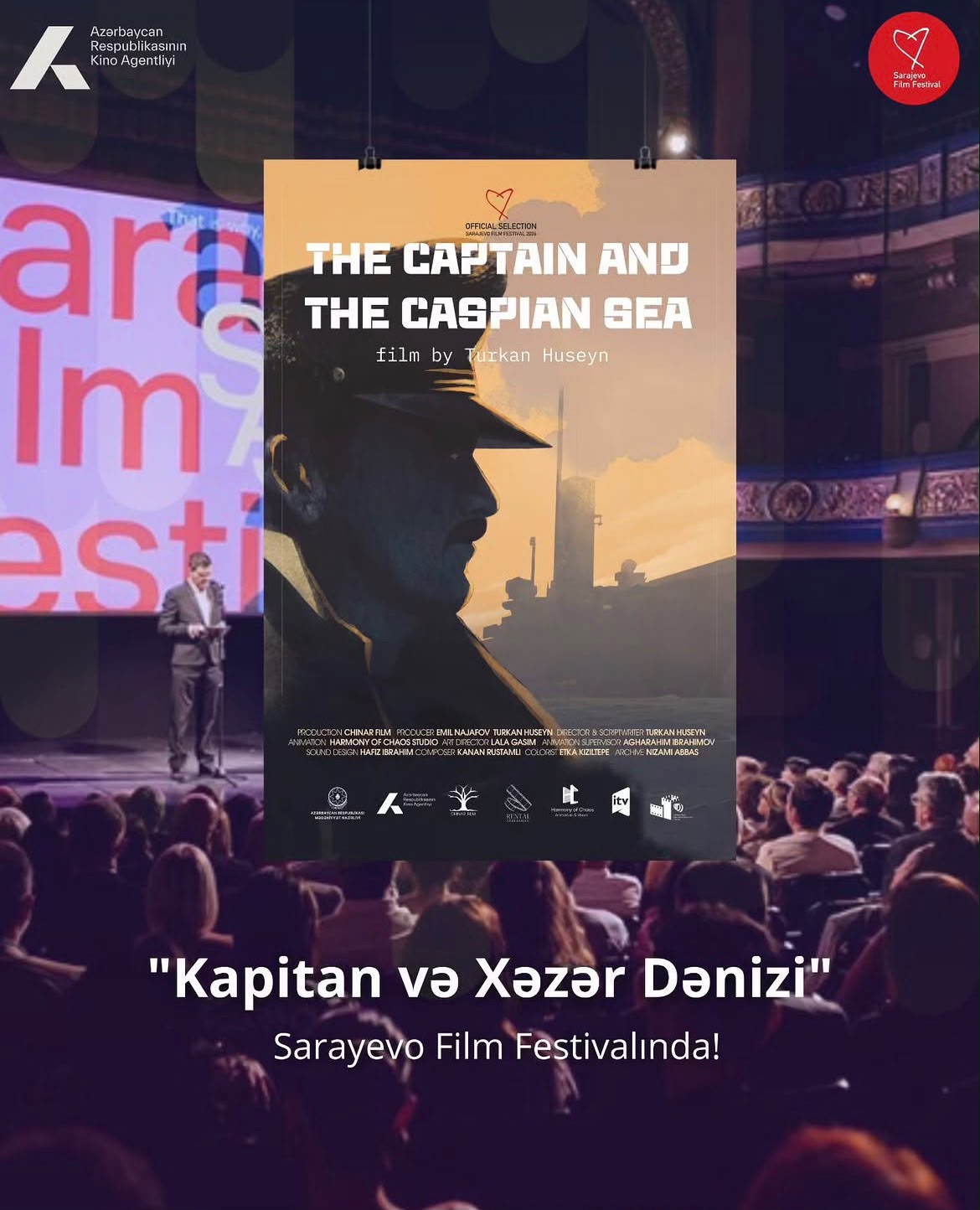 Капитан и Каспийское море