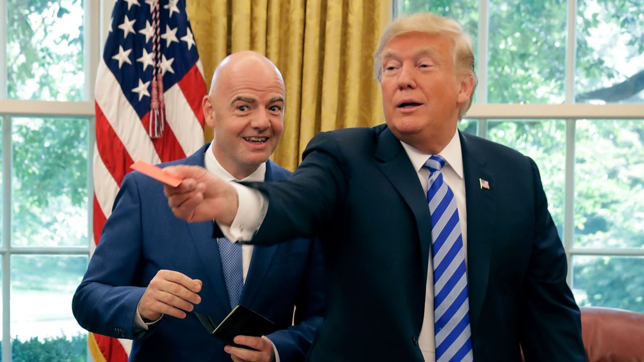 Инфантино обратится к Трампу за помощью