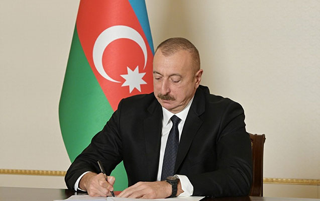 РаспоряжениеПрезидента Азербайджанской Республики
