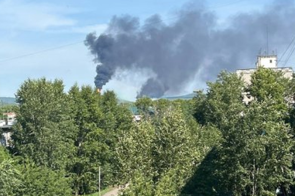 В Комсомольске-на-Амуре горел НПЗ