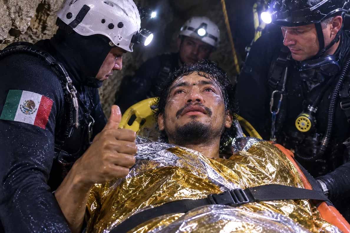 Чудо на глубине 100 метров: рыбак 15 дней выживал в подводной пещере без воды и еды