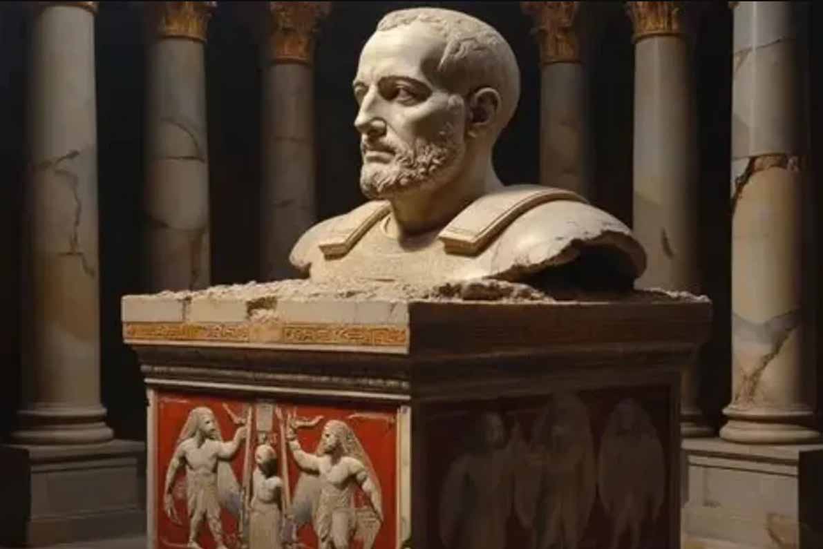 В Англии старинный саркофаг более века использовали как цветочный горшок