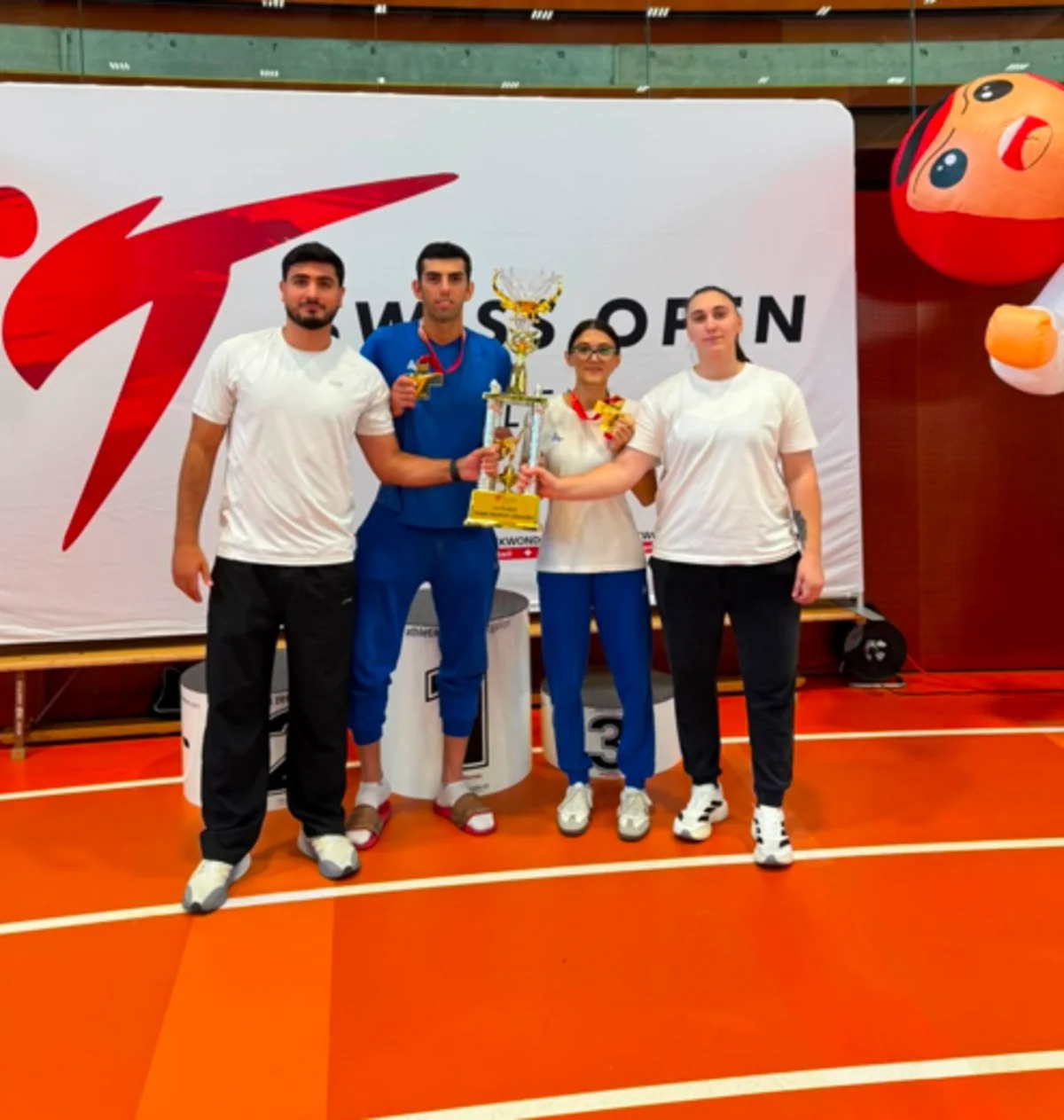 Азербайджан завоевал командный кубок Swiss Open по тхэквондо
