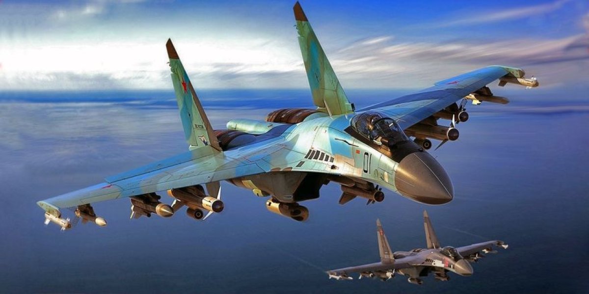 В Курской области столкнулись два российских истребителя Су-35С