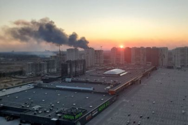 Киев вновь подвергся утренней атаке беспилотников