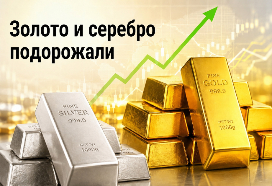 Золото и серебро подорожали