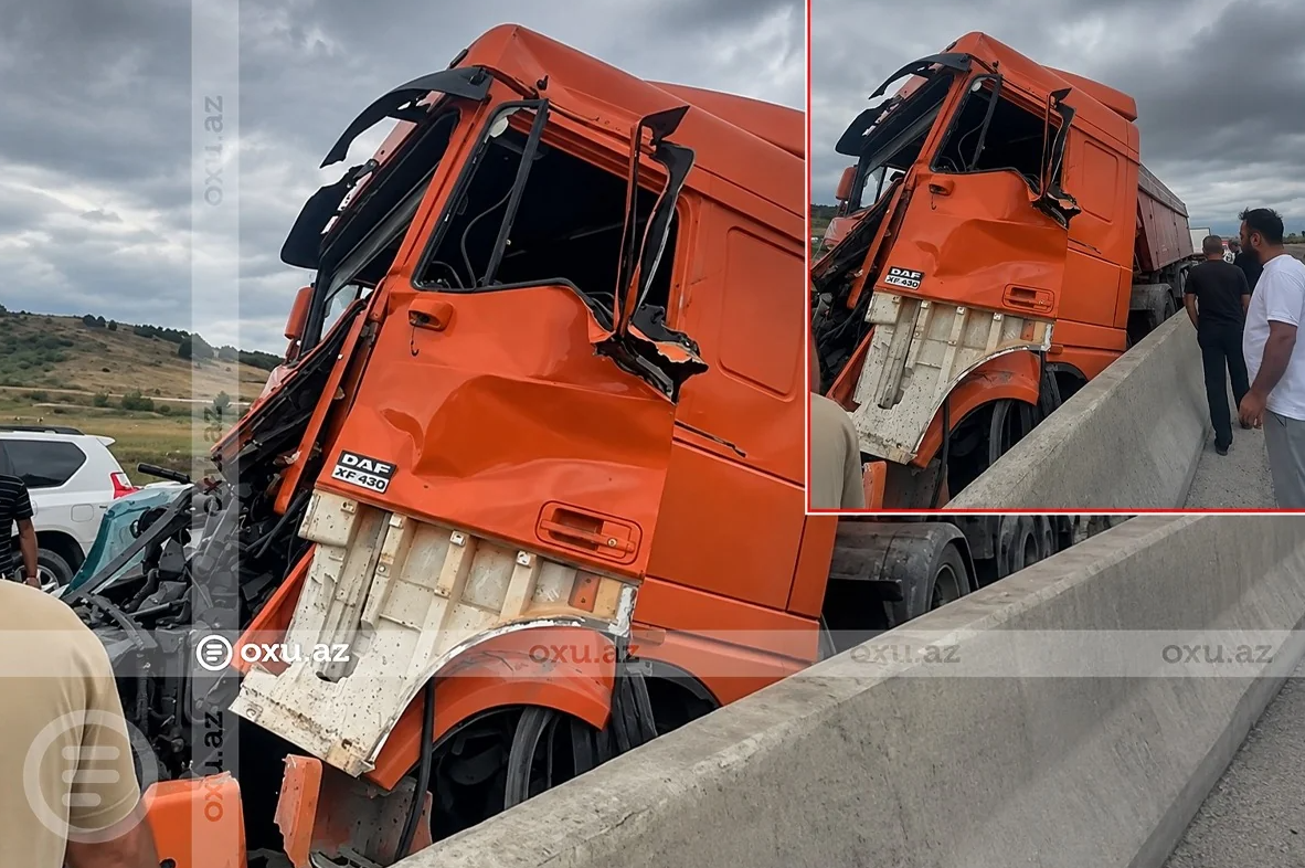 Уснул за рулём и врезался в фуру: стали известны детали ДТП на трассе Баку - Губа