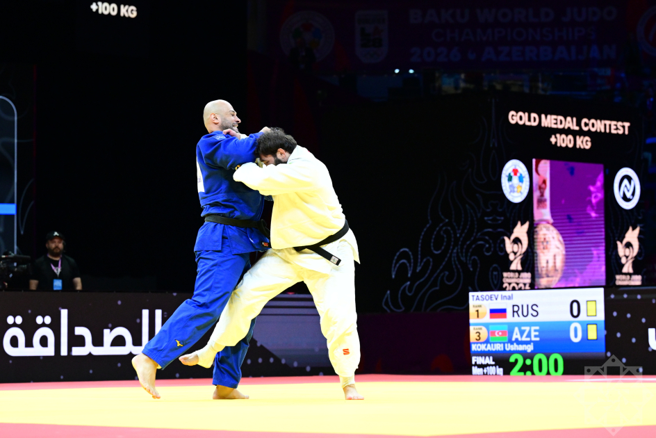 Ушанги Кокаури взял серебро на чемпионате мира