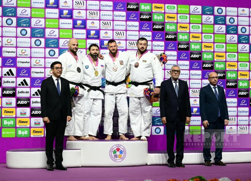 Азербайджанские дзюдоисты завоевали рекордные семь медалей на чемпионате мира в Баку