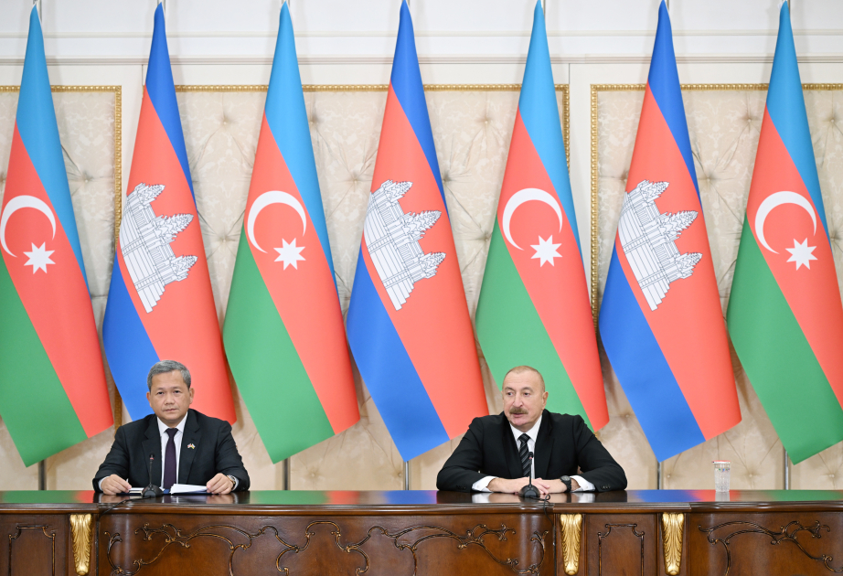 
Президент: Будучи страной, расположенной между Азией и Европой, Азербайджан вносит свой вклад в развитие транспортной связности