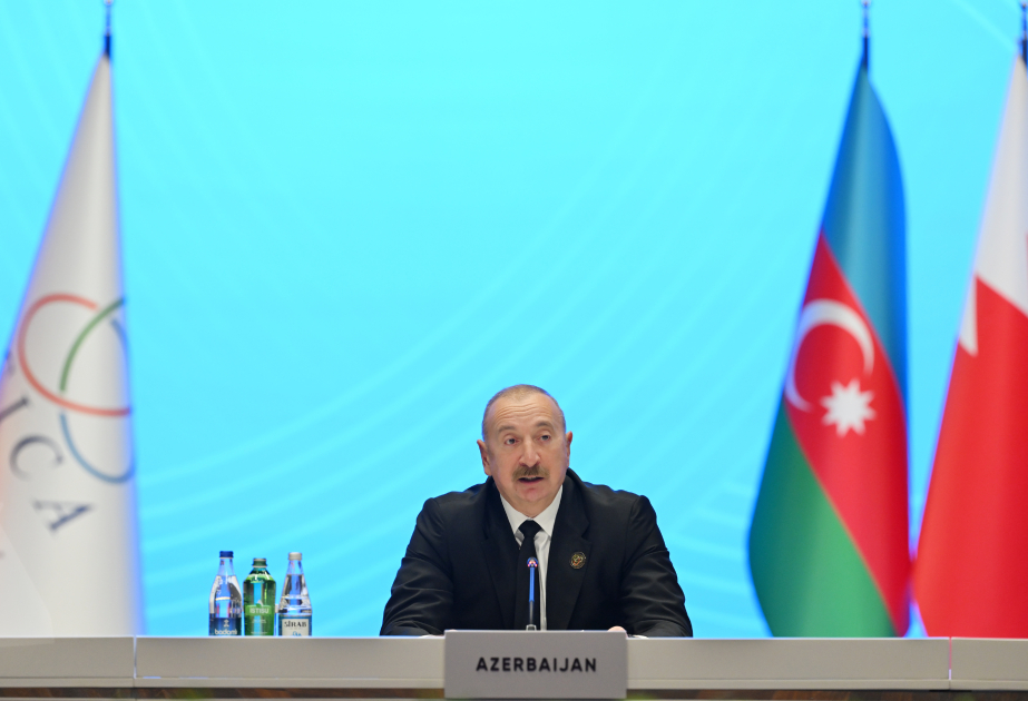 
Президент Ильхам Алиев: Азербайджан в период своего председательства в СВМДА уделял приоритетное внимание укреплению организации