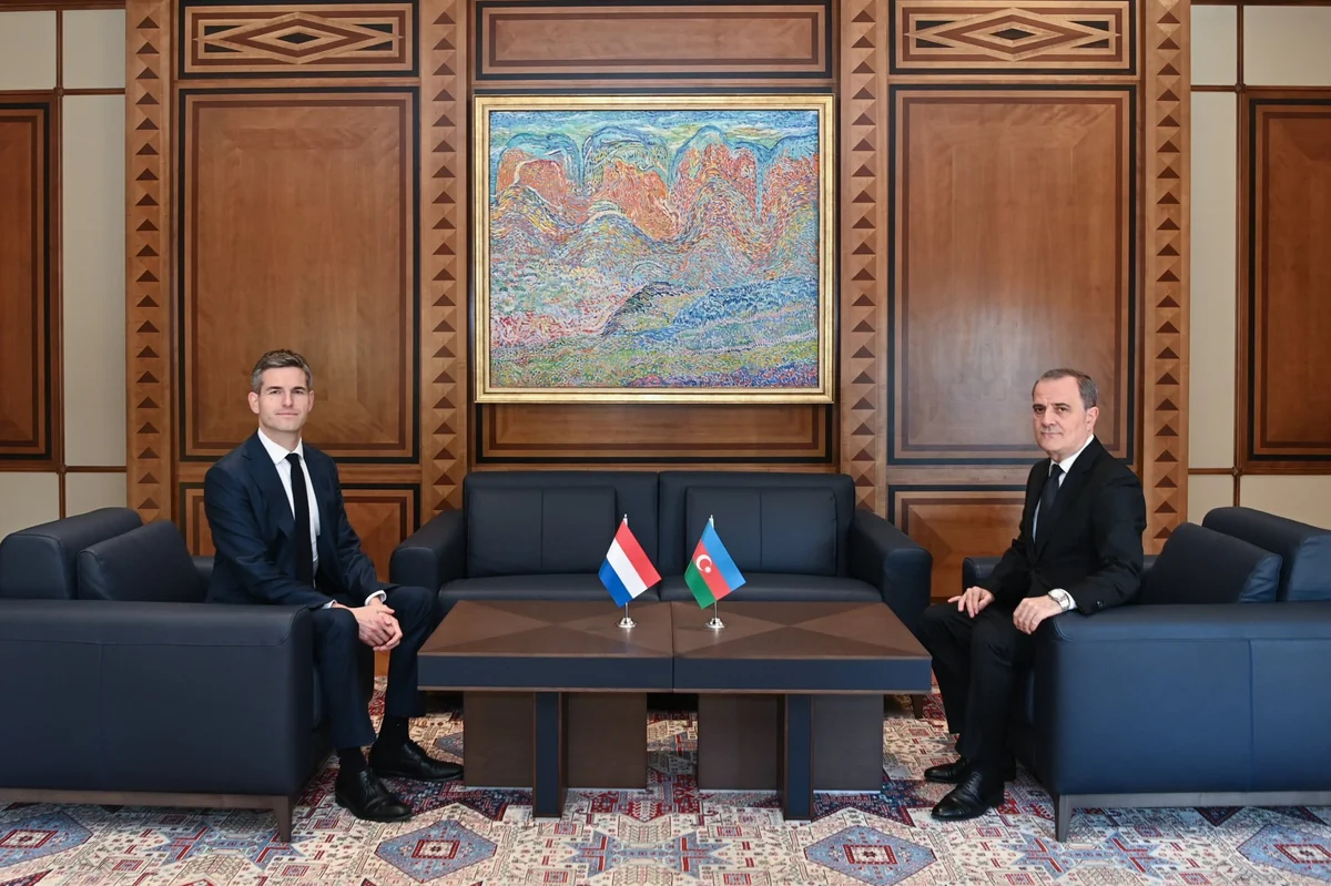 Переговоры глав МИД Азербайджана и Нидерландов