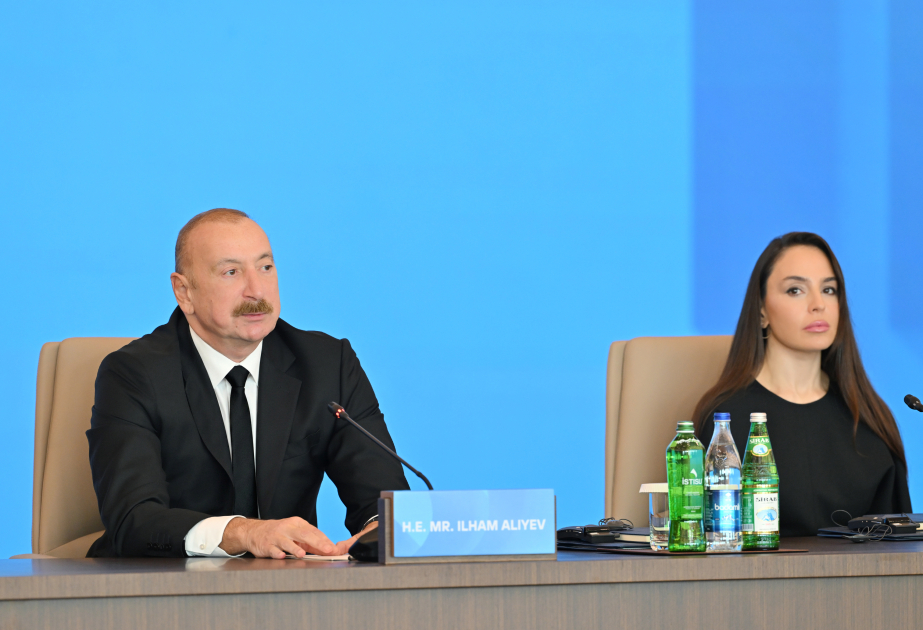 
На Форуме по межкультурному диалогу Президент Ильхам Алиев рассказал об освобождении Азербайджаном своих территорий