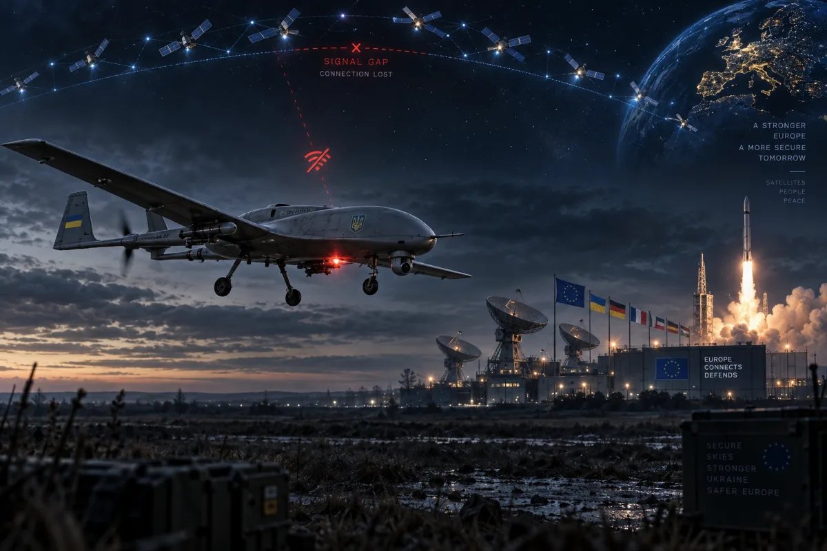 Европа ищет альтернативу Starlink для военных нужд