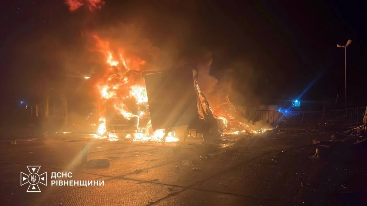 Россия атаковала предприятие в Ровенской области